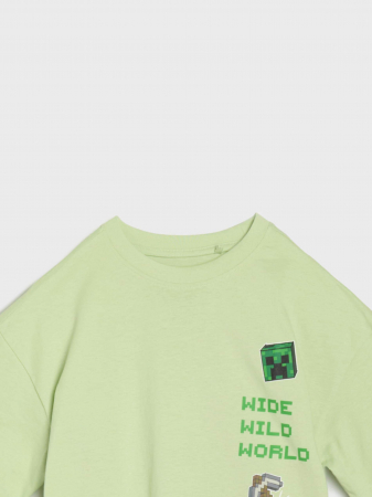 Tricou din bumbac cu maneca scurta Minecraft Adventure Club [5]