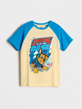 Tricouri copii - Tricou din bumbac cu maneca scurta Paw Patrol Born Brave