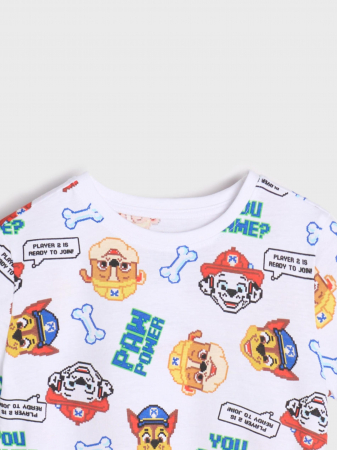Tricou din bumbac cu maneca scurta Paw Patrol Power [7]