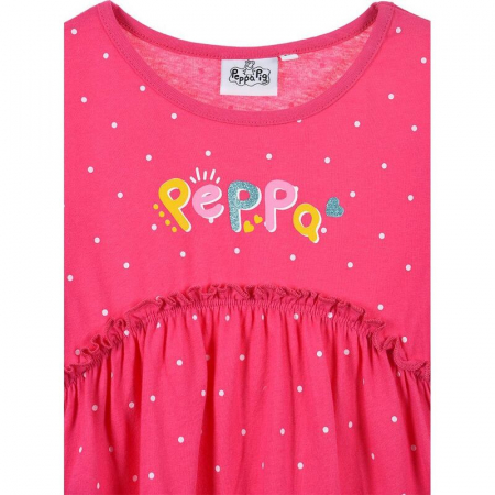 Tricou maneca lunga cu volan, pentru copii Peppa Pig [1]