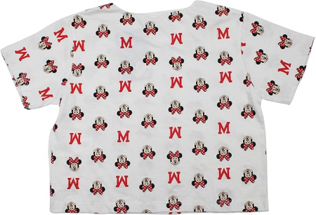 Tricou maneca scurta bumbac, pentru fete Minnie Mouse [1]