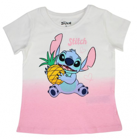 Imbracaminte si incaltaminte copii - Tricou maneca scurta copii Lilo & Stitch Pineapple