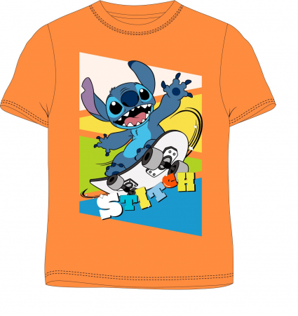Tricouri copii - Tricou maneca scurta copii Lilo & Stitch Surf