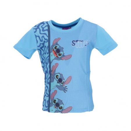 Imbracaminte si incaltaminte copii - Tricou maneca scurta din bumbac Lilo & Stitch Loving Look
