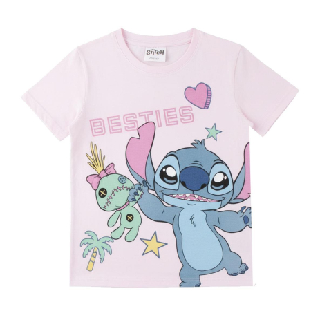 Tricouri copii - Tricou maneca scurta, pentru copii Lilo & Stitch Besties