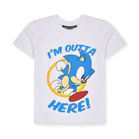Tricou maneca scurta pentru copii Sonic Out [1]