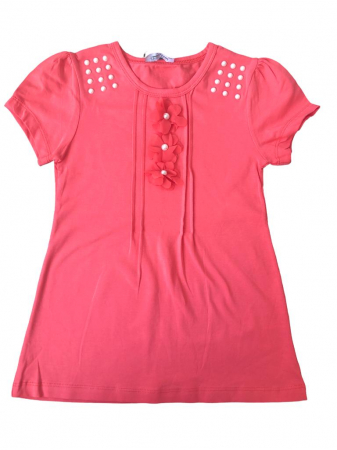 Tricouri copii - Tricou maneca scurta margele