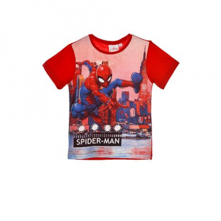Tricouri copii - Tricou maneca scurta Spiderman, rosu, 6 ani