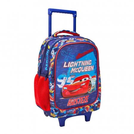 Rechizite si papetarie - Troler Cars Rusteze, 34x20x45 cm, 3 compartimente