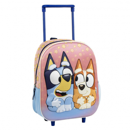 Totul pentru scoala - Troler gradinita 3D, 1 compartiment , Bluey 31x25x10 cm , 31x25x10 cm