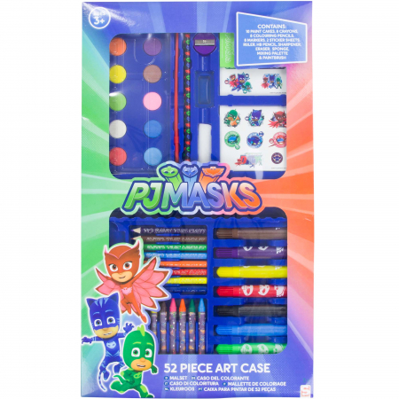 Jocuri si jucarii - Trusa de colorat PJ Masks, 52 piese