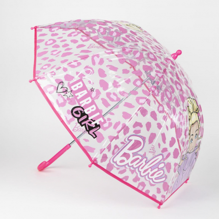 Umbrela de ploaie manuala pentru copii, Barbie, diametru 71 cm [4]