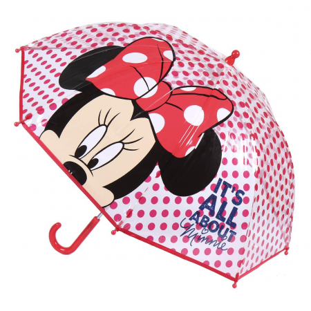 Umbrele - Umbrela de ploaie manuala pentru copii, It's All About Minnie, diametru 71 cm