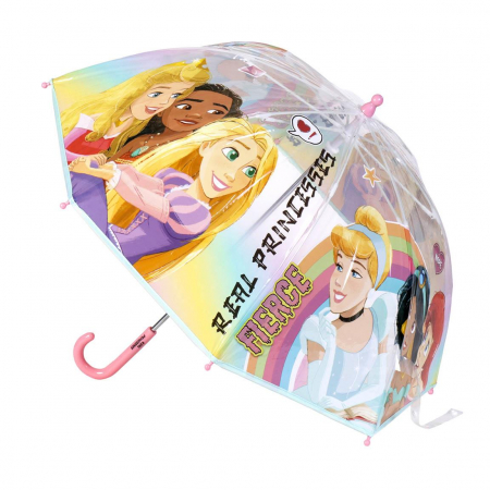 Umbrele - Umbrela de ploaie manuala pentru copii, Printesele Disney, diametru 71 cm