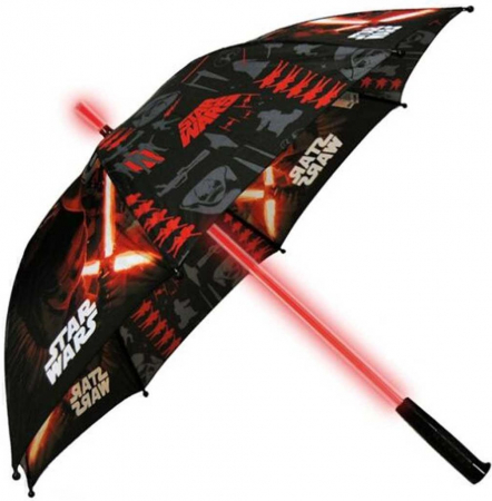 Umbrele - Umbrela de ploaie automata cu lumini Star Wars, 71 cm