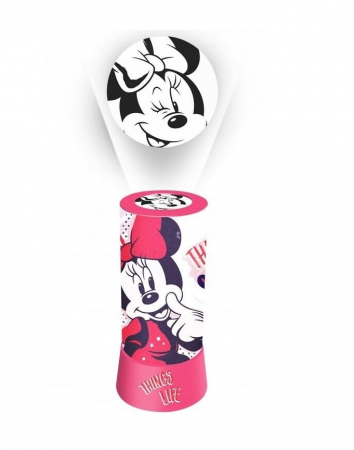 Veioze si lampi - Veioza cu proiectie Minnie Mouse 20 x 9.5 cm