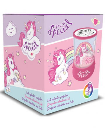 Veioza cu proiectie Unicorn Special, 10x16 cm [2]
