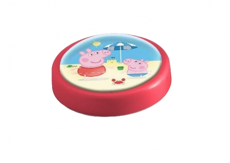 Veioza lampa Led push Peppa Pig 14 cm rosu [1]