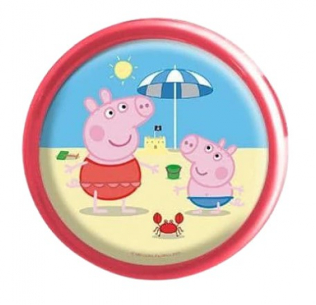 Home&Deco - Veioza lampa Led push Peppa Pig 14 cm rosu
