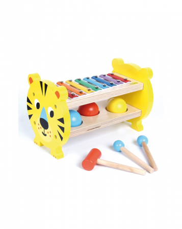Joaca si timp liber - Xilofon multifunctional Tigru
