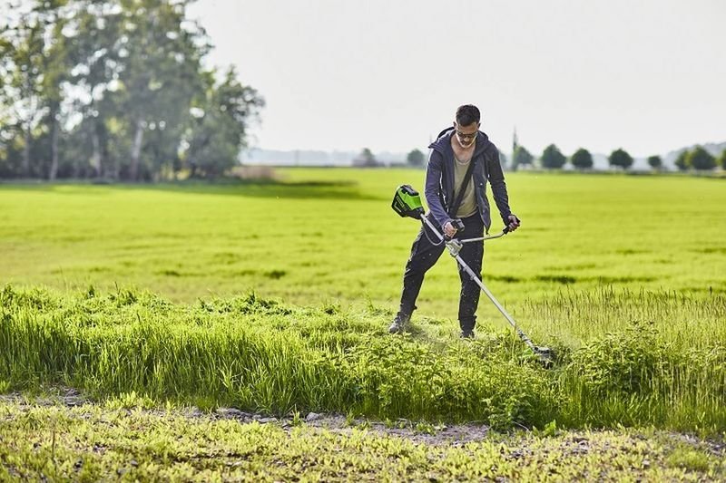 Trimmer electric Greenworks, 1000 W, 60 V, 40 cm, Verde pukika.ro [2]