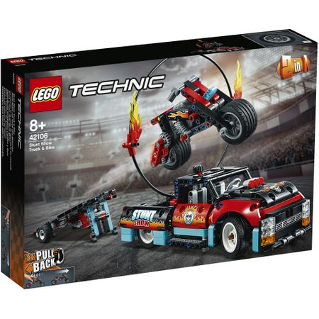 LEGO® Technic - Camion si motocicleta pentru cascadorii 42106 [1]
