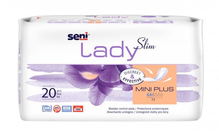 Absorbante urologice pentru femei Seni® Lady Slim Mini Plus, 20 bucati [1]