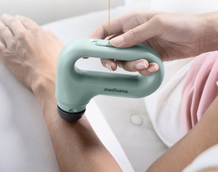 Aparat de Masaj Electric Medisana tip Pistol, Gat, Spate, Abdomen, Picioare, Portabil, Verde pukika.ro [3]