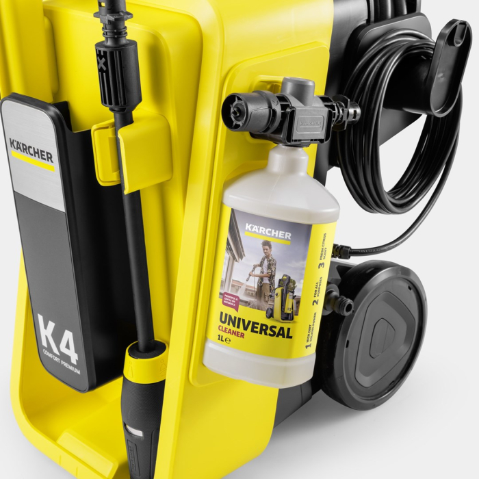 Aparat de Spalat cu Presiune Karcher K 4 Comfort Premium, 1800 W, 130 bar, 420 l/h, 4-in-1 Multi Jet, Galben pukika.ro [6]