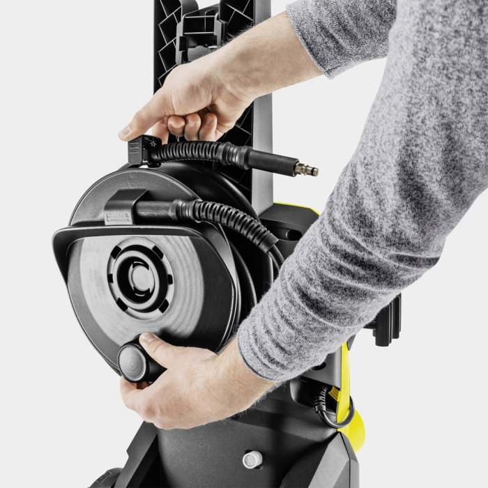 Aparat de Spalat cu Presiune Karcher K 5 WCM Premium, 2100 W, 145 bar, 500 l/h, pentru spatii exterioare si auto, Galben pukika.ro [3]
