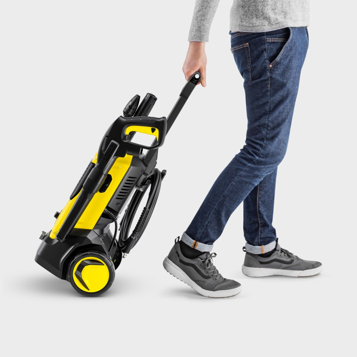 Aparat de Spalat cu Presiune KARCHER K 6 Car, 2200 W, 160 bar, 510 l/h, perie rotativa, duza de spumare, Galben pukika.ro [3]