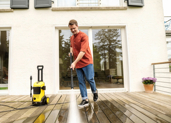 Aparat de Spalat cu Presiune KARCHER K 6 Car, 2200 W, 160 bar, 510 l/h, perie rotativa, duza de spumare, Galben pukika.ro [7]