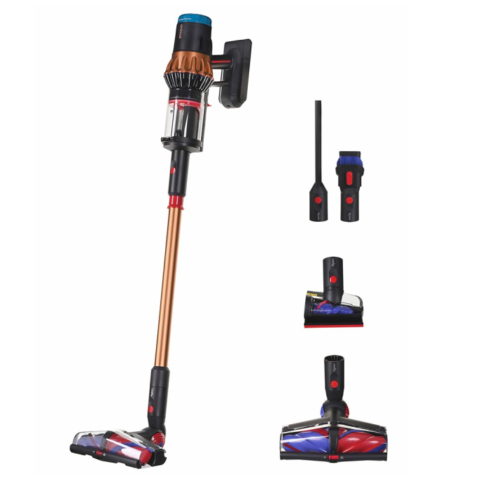 Aspirator fara fir Dyson V16, 315 AW, autonomie 70 min, LCD, multi-suprafete, accesorii incluse, Negru pukika.ro [2]