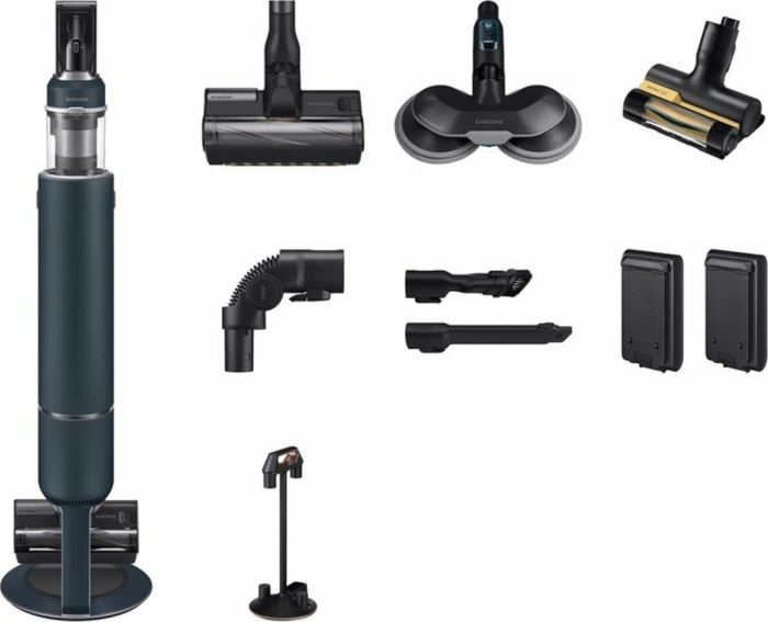 Aspirator fara fir Samsung Bespoke, 580 W, capacitate 0.5 L, autonomie 120 min, accesorii incluse, Negru pukika.ro [2]