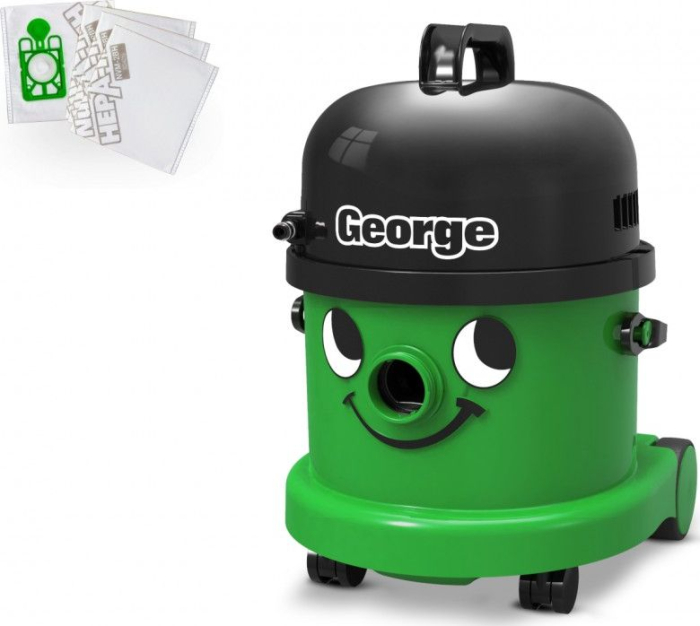 Aspirator umed-uscat Numatic, 1200 W, capacitate 15 L, debit aer 40 l/s, accesorii incluse, Verde pukika.ro [4]