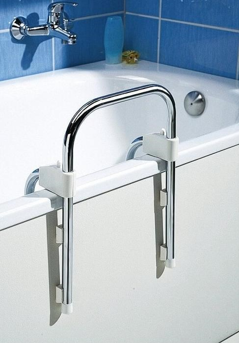 Balustrada pentru cada ajunstabila, otel inoxidabil, greutate maxima 110 Kg, Alb [3]