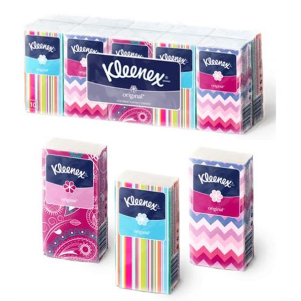 Batiste igienice uscate Kleenex HNK Original, 10 pachete cu 10 batiste [2]
