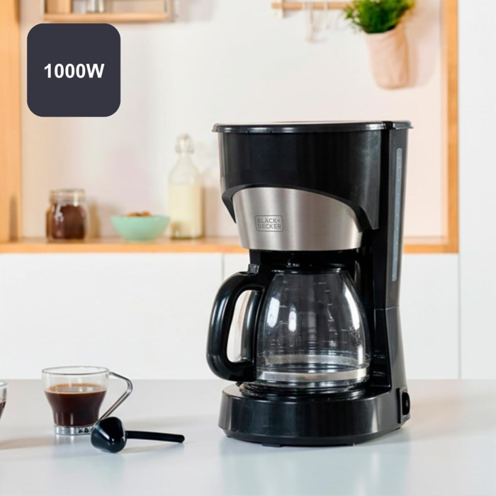 Cafetiera Manuala BLACK+DECKER, 1000 W, Rezervor 1.5 L, Negru pukika.ro [5]