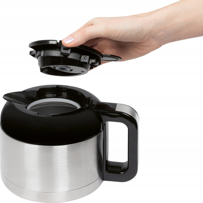 Cafetiera Manuala Clatronic KA 3805, 800 W, Argintiu pukika.ro [2]