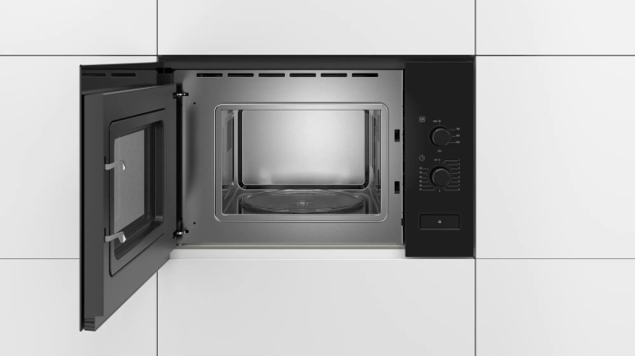 Cuptor cu Microunde Incorporabil Bosch Serie 4, 800 W, 20 L, Negru pukika.ro [3]