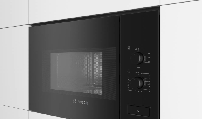 Cuptor cu Microunde Incorporabil Bosch Serie 4, 800 W, 20 L, Negru pukika.ro [2]