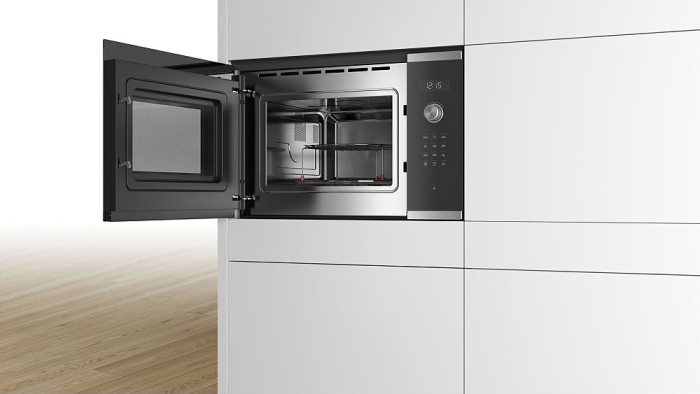 Cuptor cu Microunde Incorporabil Bosch Serie 6, 900 W, 25 L, Touch, Grill, Negru pukika.ro [2]