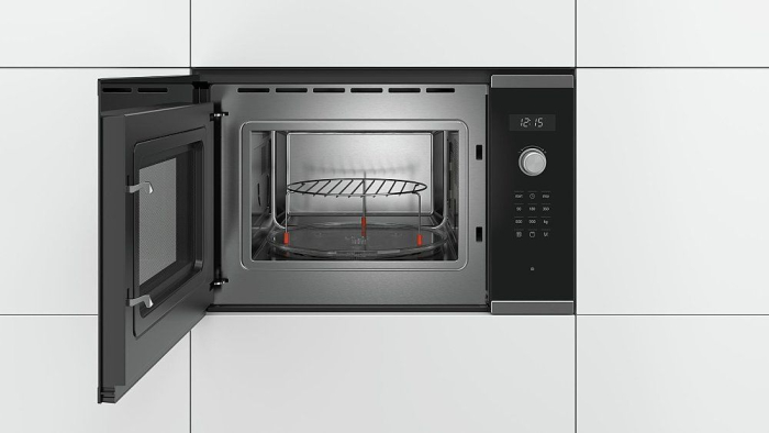 Cuptor cu Microunde Incorporabil Bosch Serie 6, 900 W, 25 L, Touch, Grill, Negru pukika.ro [3]