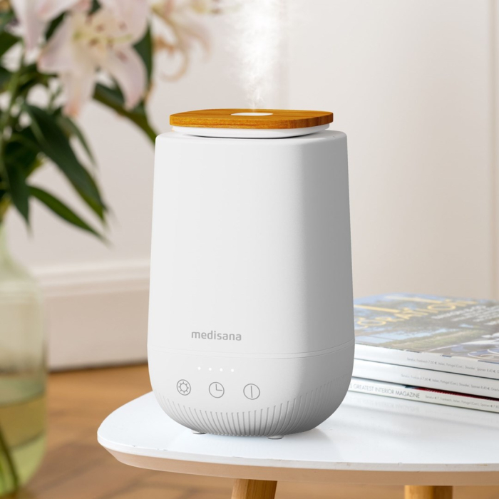 Difuzor Aromaterapie Medisana, 200 ml, LED, Timer, Alb pukika.ro [3]