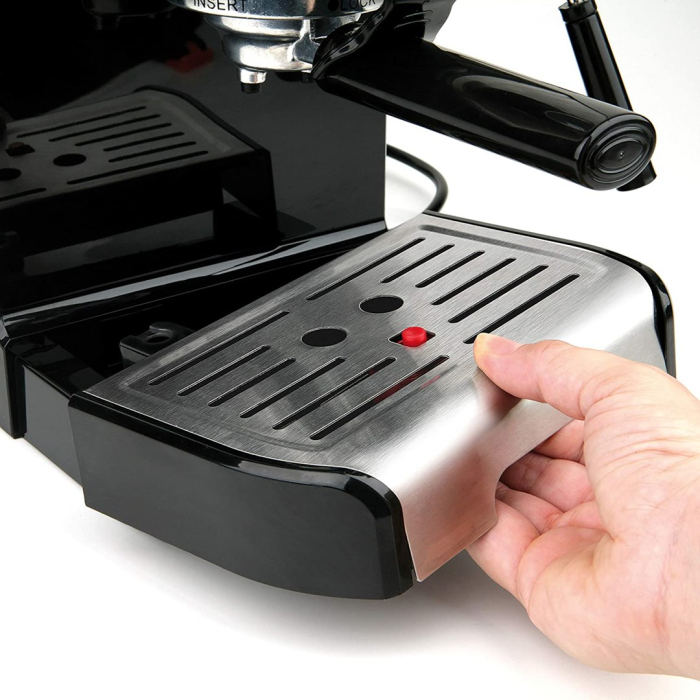 Espressor Automat BLACK+DECKER ES9200010B, 15 Bar, 1200 W, Cafea, Espresso, Cappucciono, Rezervor 1.2 L, Negru pukika.ro [6]