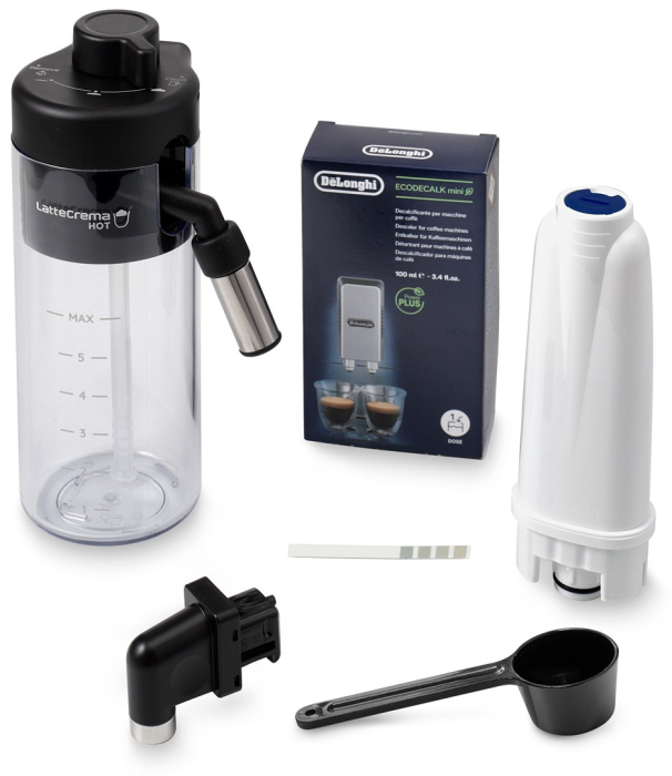 Espressor Automat De’Longhi Dinamica Plus ECAM 320.70.TB, 1450 W, 15 bar, Ecran TFT, LatteCrema, 1.9 L, Titanium Black pukika.ro [2]