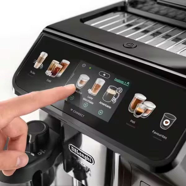 Espressor Automat De’Longhi ECAM 450.86.T, 1450 W, Functie LatteCrema (Hot & Cool), Rezervor 1.8 L, 19 Bar, Negru pukika.ro [4]
