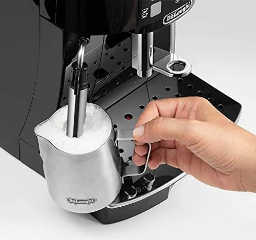 Espressor Automat De’Longhi Magnifica ECAM 21.110.B, 1450W, 15 Bar, Rasnita Integrata, Cafea, Espresso, Cappuccino, Spumare Manuala, Rezervor 1.8 L, Negru pukika.ro [4]