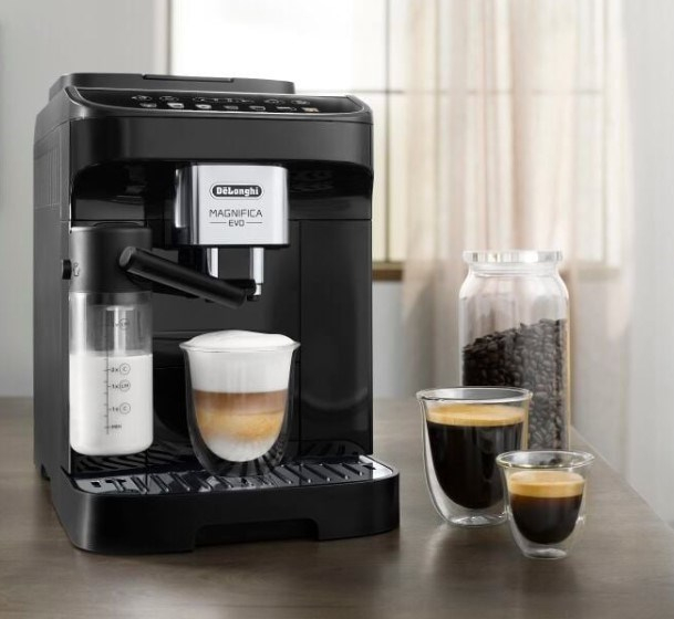 Espressor Automat De’Longhi Magnifica Evo ECAM290.61.B, 1450W, 15 Bar, Display Touch, Espresso, Cappuccino, Spumare Lapte, 1.8L, Negru pukika.ro [8]
