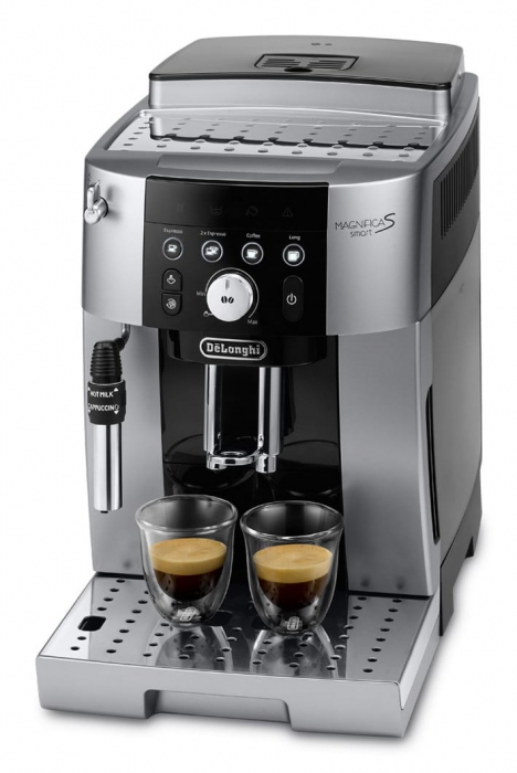 Espressor Automat De’Longhi Magnifica S Smart ECAM 250.23.SB, 1450W, 15 Bar, Cappuccino System, 1.8 L, Argintiu/Negru pukika.ro [2]